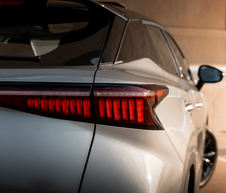 Bold Piano-Style Tail Lights