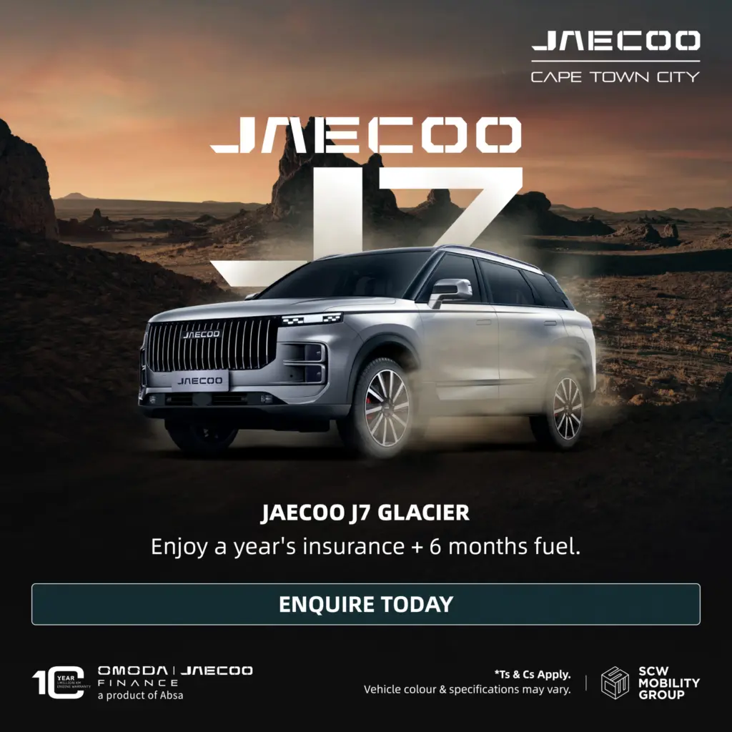 Jaecoo J7 Glacier + One Year Insurance and 6 Months Fuel*