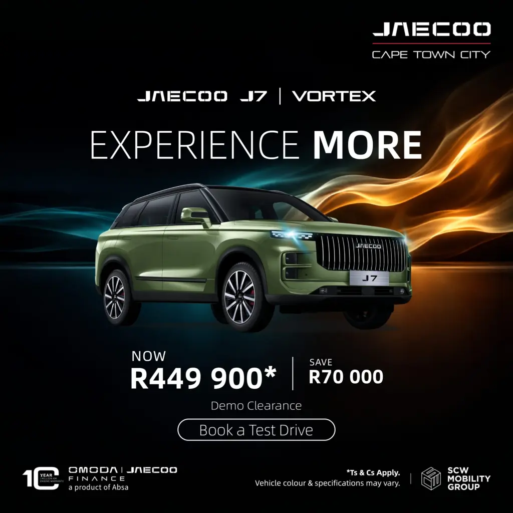 Jaecoo J7 Vortex now R449 900*