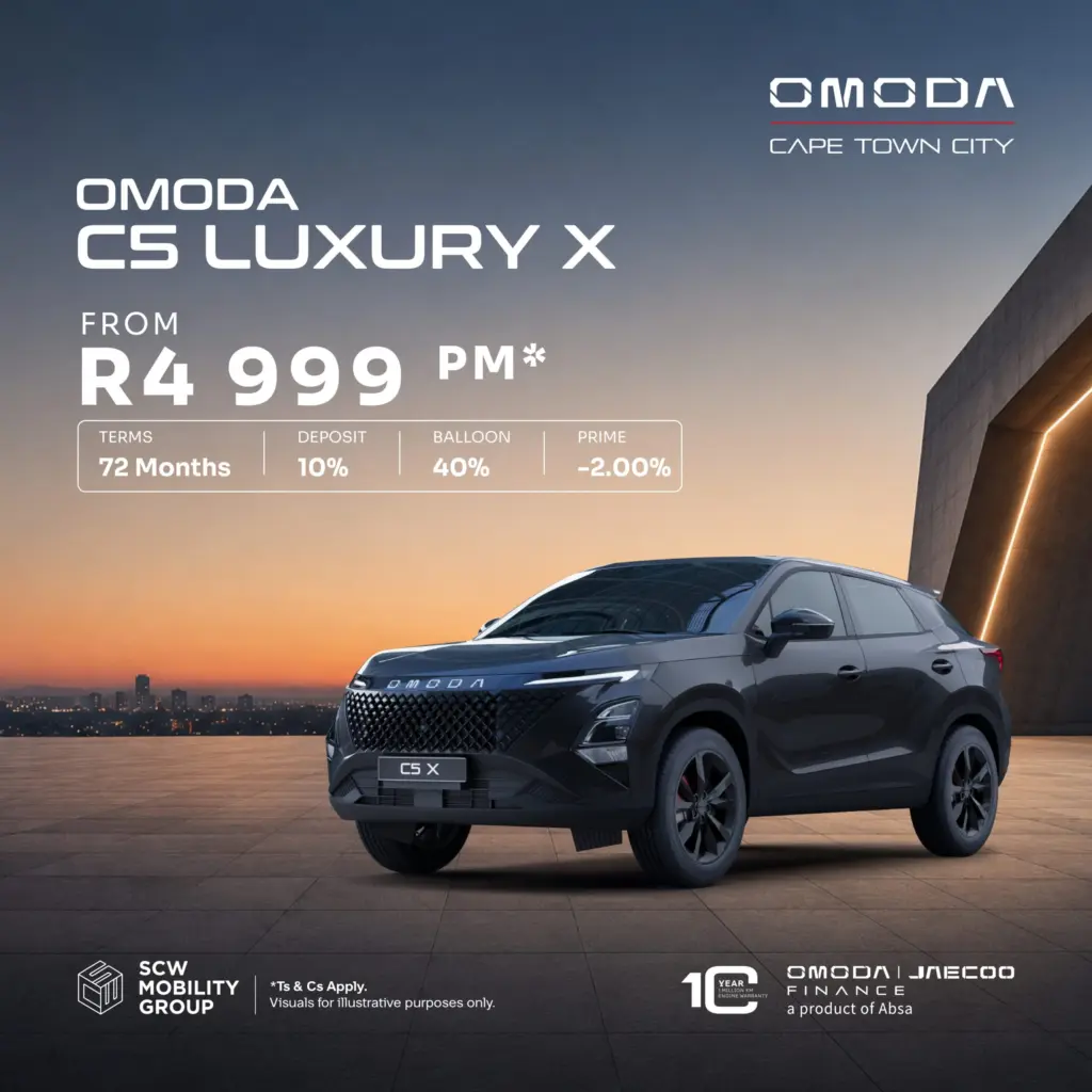Omoda C5 Luxury X from R4 999pm
