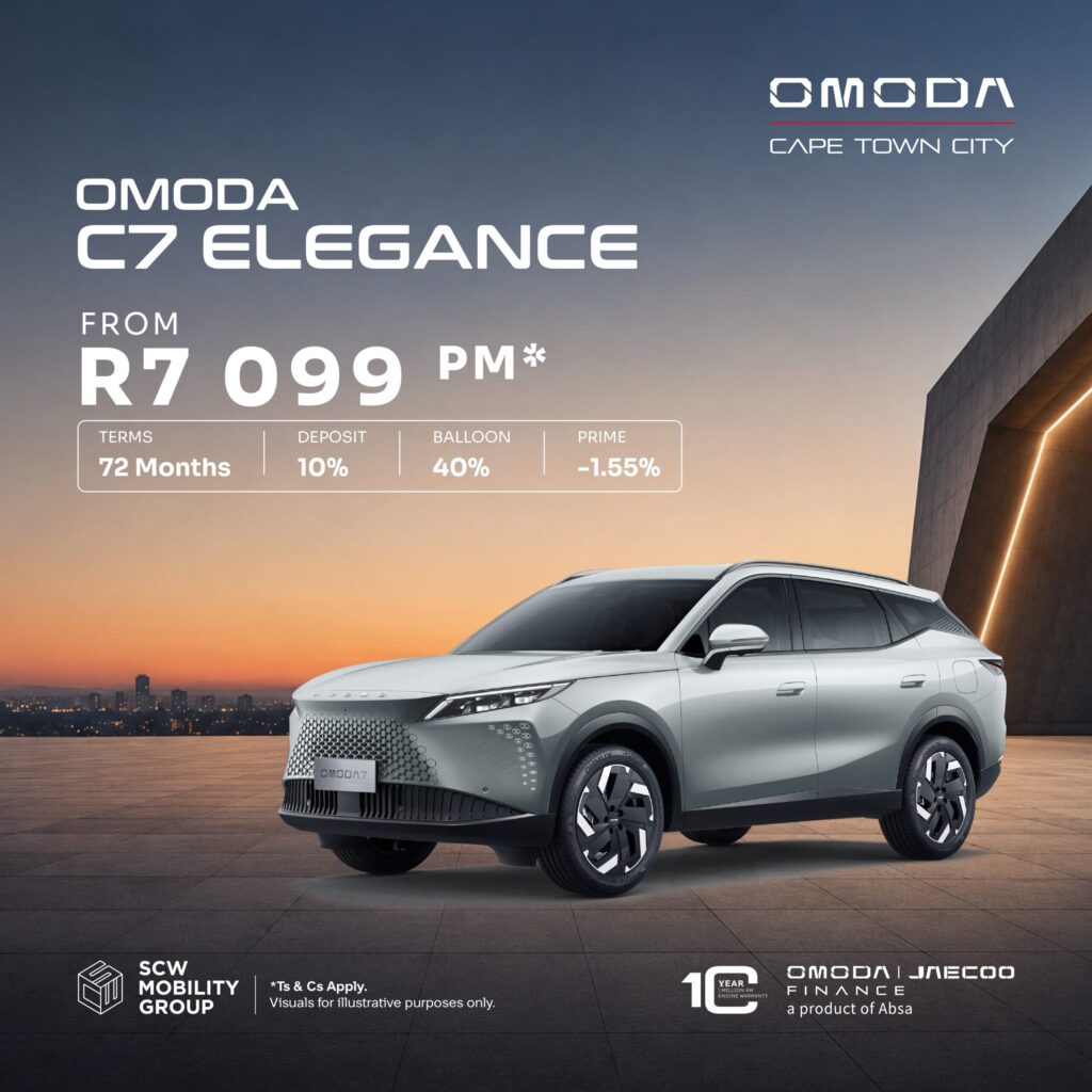 Omoda C7 Elegance from R7 099pm