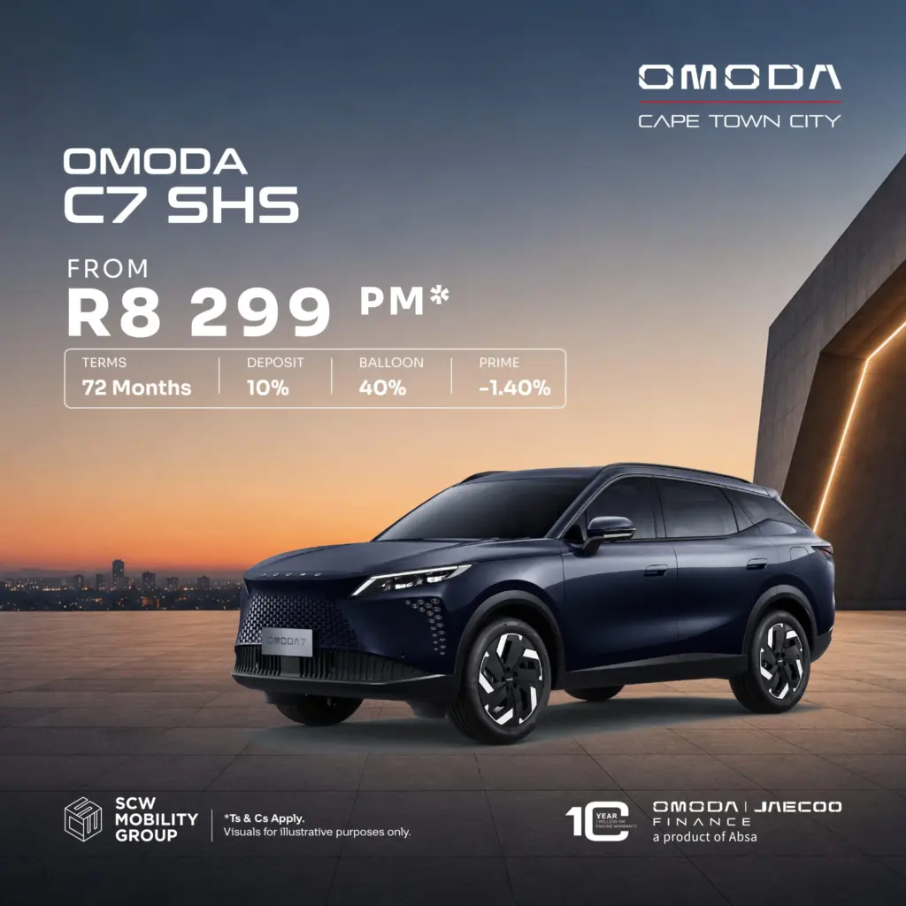 Omoda C7 SHS from R8 299pm