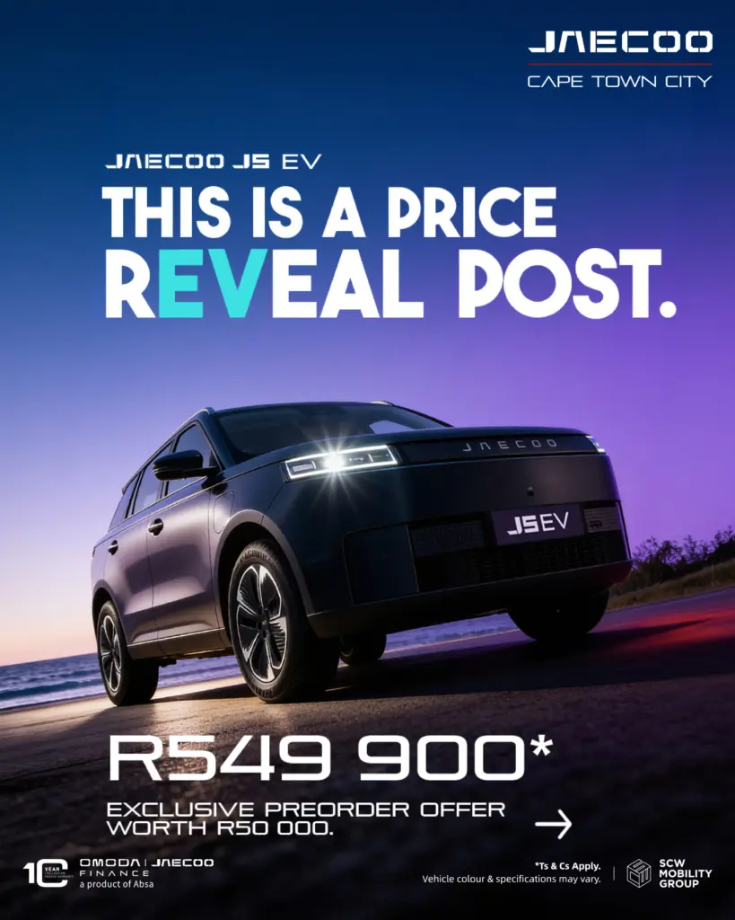 Jaecoo J5 EV from R549 900*