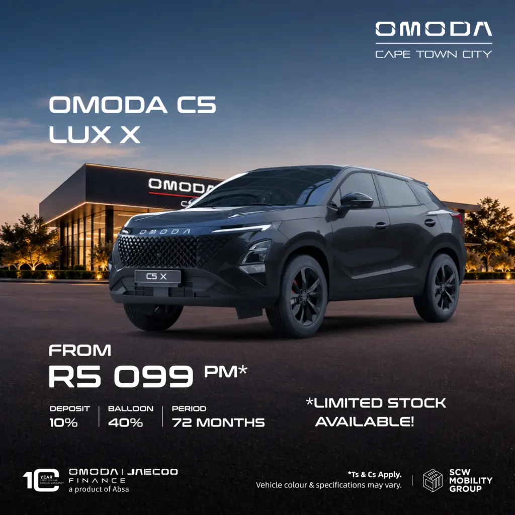Omoda C5 Lux X from R5 099pm*