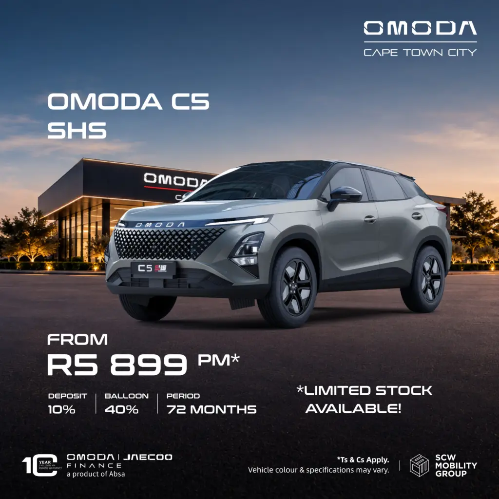 Omoda C5 SHS from R5 899pm*