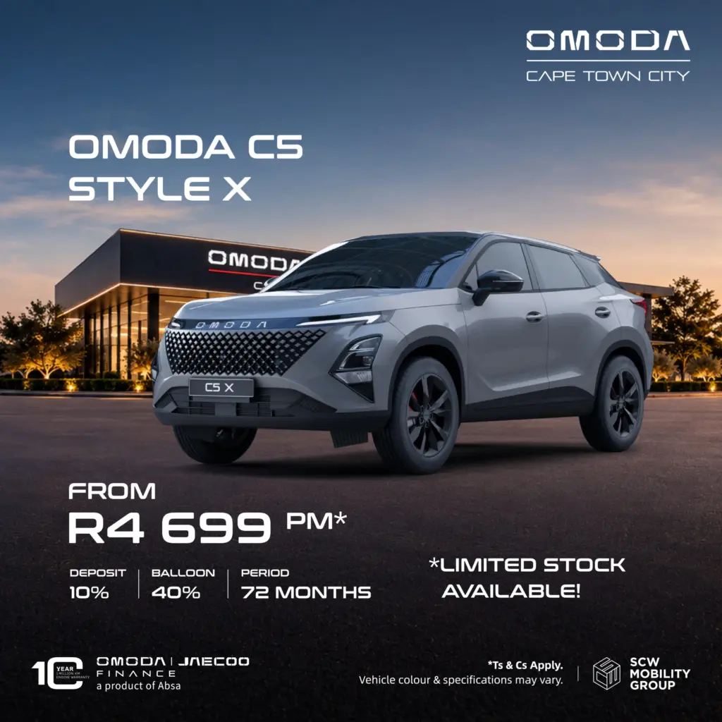 Omoda C5 Style X from R4 699pm*
