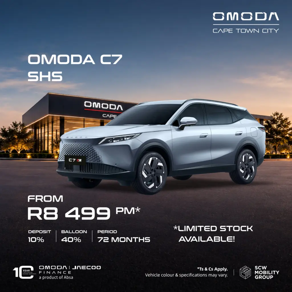 Omoda C7 SHS from R8 499pm*